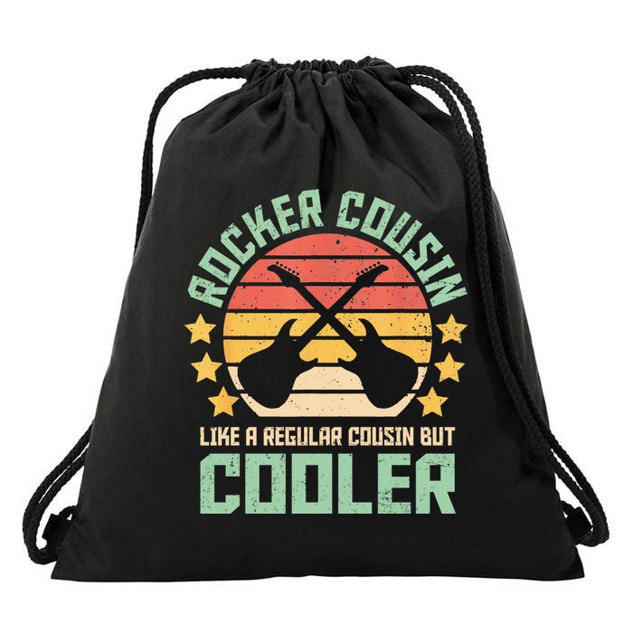 Rocker Cousin Like A Regular Cousin But Cooler Drawstring Bag