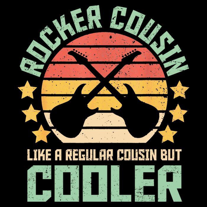 Rocker Cousin Like A Regular Cousin But Cooler Drawstring Bag