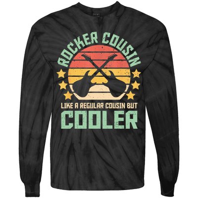 Rocker Cousin Like A Regular Cousin But Cooler Tie-Dye Long Sleeve Shirt