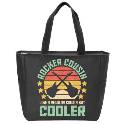 Rocker Cousin Like A Regular Cousin But Cooler Zip Tote Bag