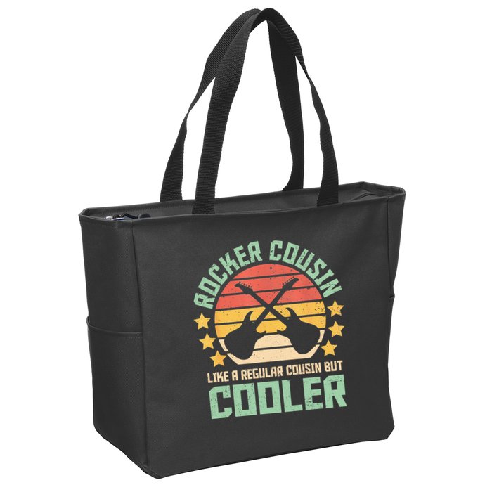 Rocker Cousin Like A Regular Cousin But Cooler Zip Tote Bag
