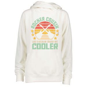 Rocker Cousin Like A Regular Cousin But Cooler Womens Funnel Neck Pullover Hood