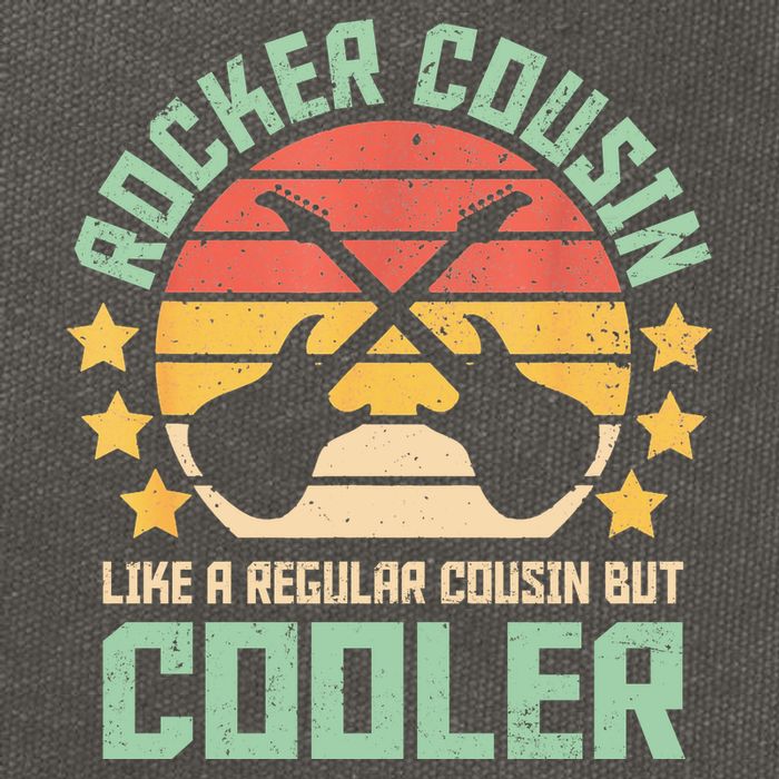 Rocker Cousin Like A Regular Cousin But Cooler Cotton Canvas Backpack