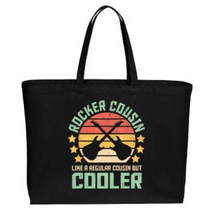 Rocker Cousin Like A Regular Cousin But Cooler Cotton Canvas Jumbo Tote