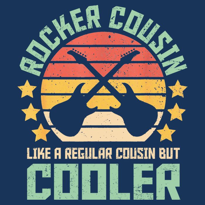 Rocker Cousin Like A Regular Cousin But Cooler Infant Baby Jersey Bodysuit