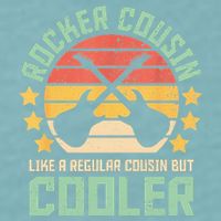 Rocker Cousin Like A Regular Cousin But Cooler Sueded Cloud Jersey T-Shirt