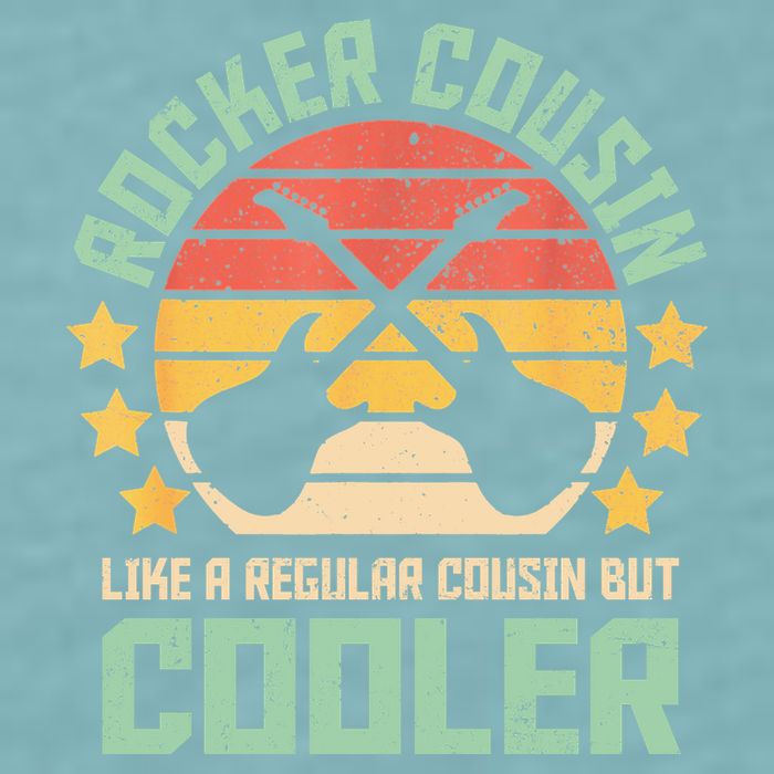 Rocker Cousin Like A Regular Cousin But Cooler Sueded Cloud Jersey T-Shirt