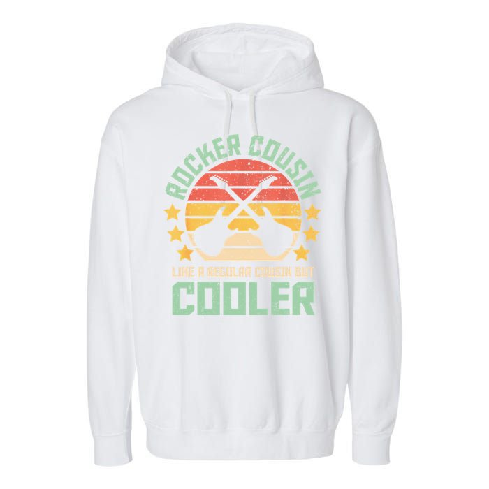Rocker Cousin Like A Regular Cousin But Cooler Garment-Dyed Fleece Hoodie