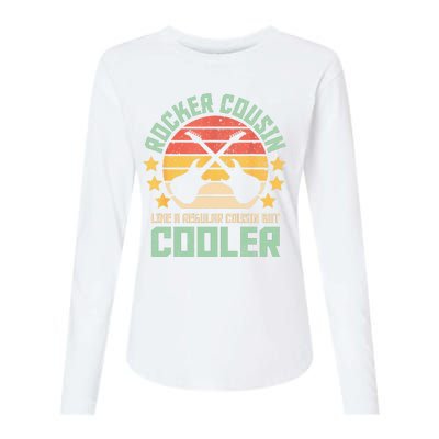 Rocker Cousin Like A Regular Cousin But Cooler Womens Cotton Relaxed Long Sleeve T-Shirt