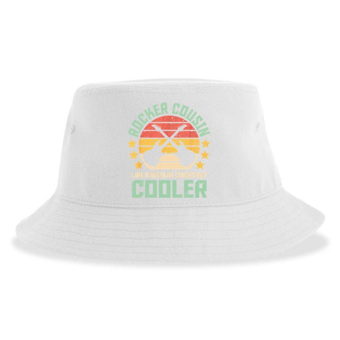 Rocker Cousin Like A Regular Cousin But Cooler Sustainable Bucket Hat