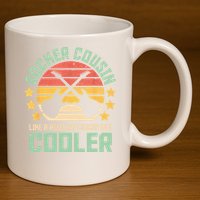 Rocker Cousin Like A Regular Cousin But Cooler 11oz C Handle Ceramic Mug