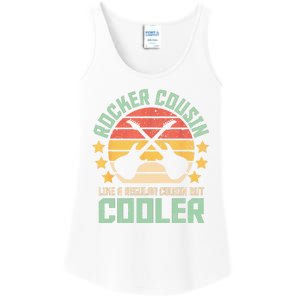 Rocker Cousin Like A Regular Cousin But Cooler Ladies Essential Tank