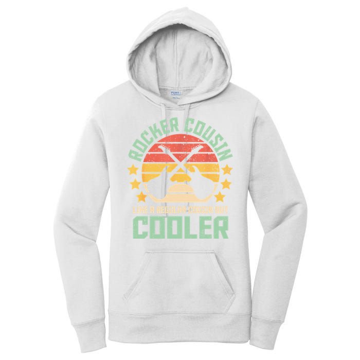 Rocker Cousin Like A Regular Cousin But Cooler Women's Pullover Hoodie