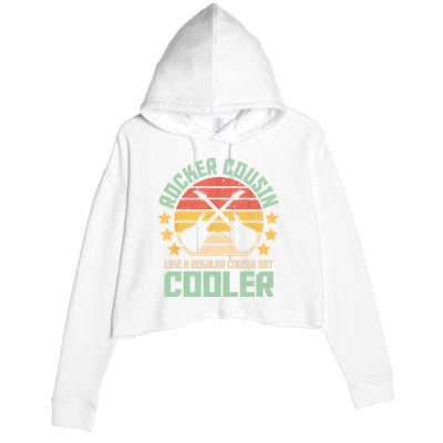 Rocker Cousin Like A Regular Cousin But Cooler Crop Fleece Hoodie