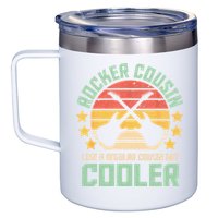 Rocker Cousin Like A Regular Cousin But Cooler 12oz Stainless Steel Coffee Mug