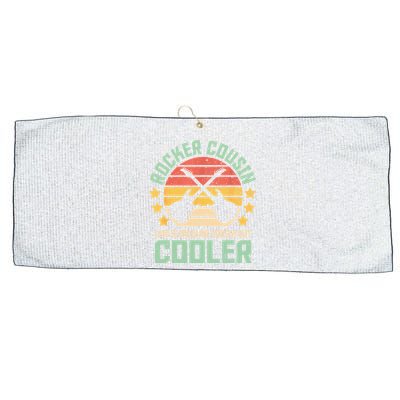 Rocker Cousin Like A Regular Cousin But Cooler Large Microfiber Waffle Golf Towel