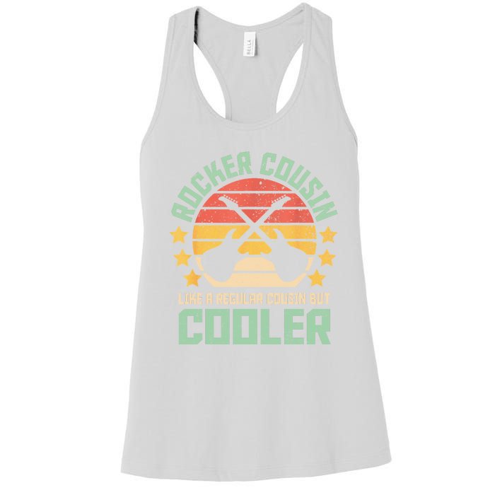 Rocker Cousin Like A Regular Cousin But Cooler Women's Racerback Tank