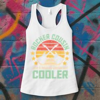 Rocker Cousin Like A Regular Cousin But Cooler Womens Tank Top