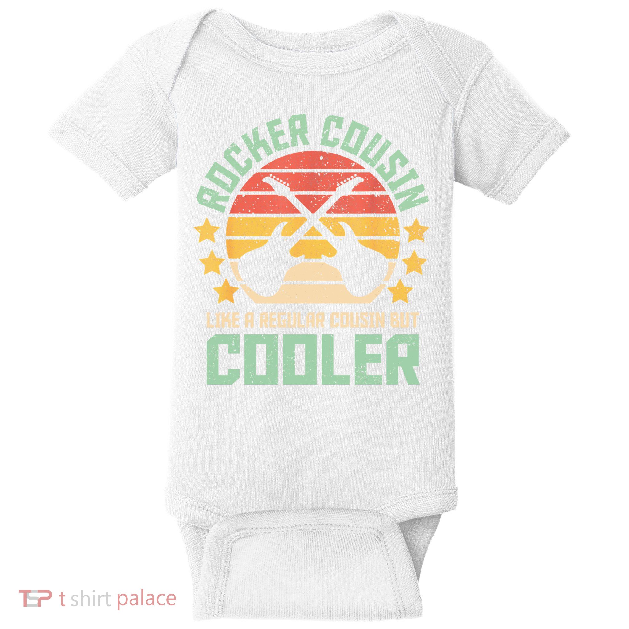 Rocker Cousin Like A Regular Cousin But Cooler Baby Bodysuit