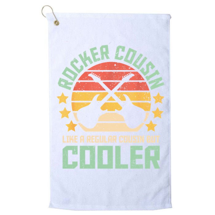 Rocker Cousin Like A Regular Cousin But Cooler Golf Towel
