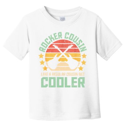 Rocker Cousin Like A Regular Cousin But Cooler Toddler T-Shirt