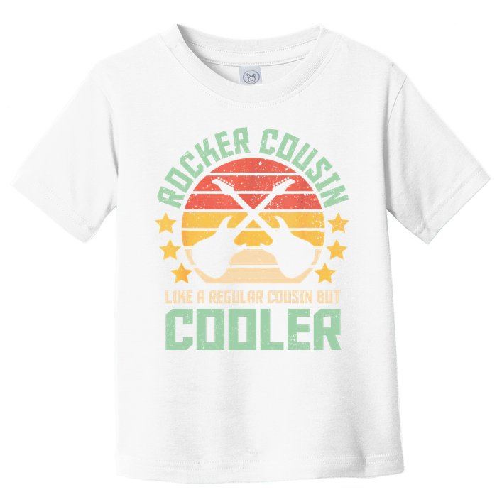 Rocker Cousin Like A Regular Cousin But Cooler Toddler T-Shirt