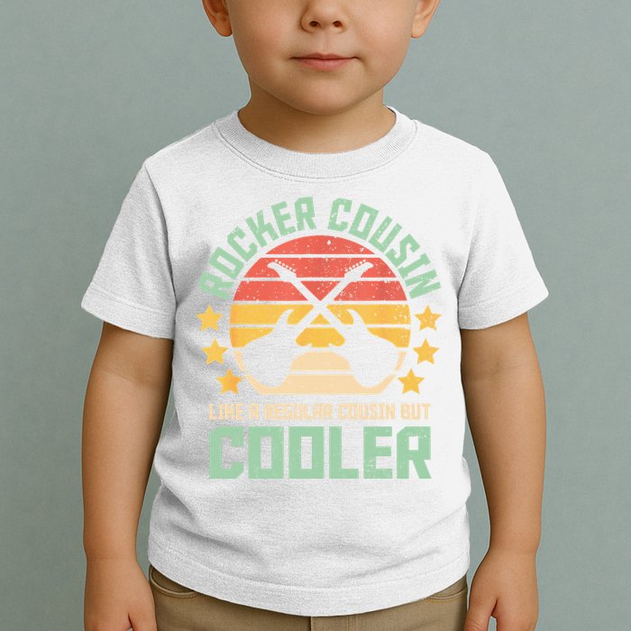 Rocker Cousin Like A Regular Cousin But Cooler Toddler T-Shirt