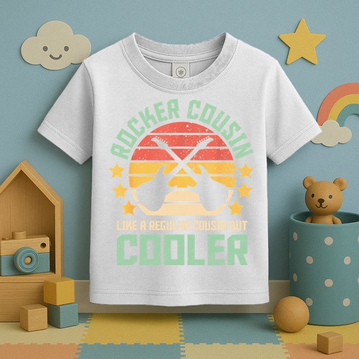 Rocker Cousin Like A Regular Cousin But Cooler Toddler T-Shirt