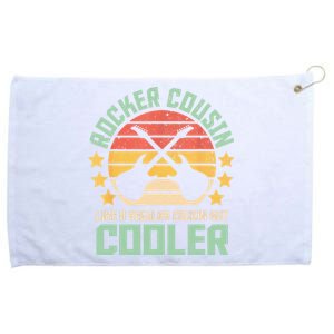 Rocker Cousin Like A Regular Cousin But Cooler Grommeted Golf Towel