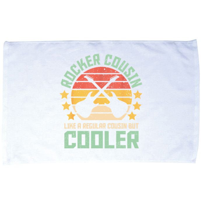 Rocker Cousin Like A Regular Cousin But Cooler Microfiber Hand Towel