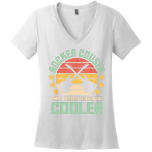 Rocker Cousin Like A Regular Cousin But Cooler Women's V-Neck T-Shirt