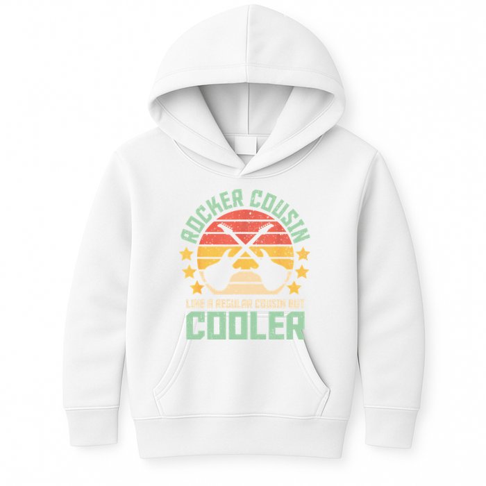 Rocker Cousin Like A Regular Cousin But Cooler Kids Hoodie