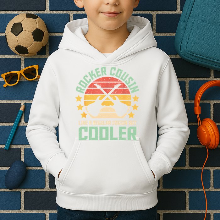 Rocker Cousin Like A Regular Cousin But Cooler Kids Hoodie