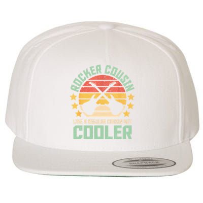 Rocker Cousin Like A Regular Cousin But Cooler Wool Snapback Cap