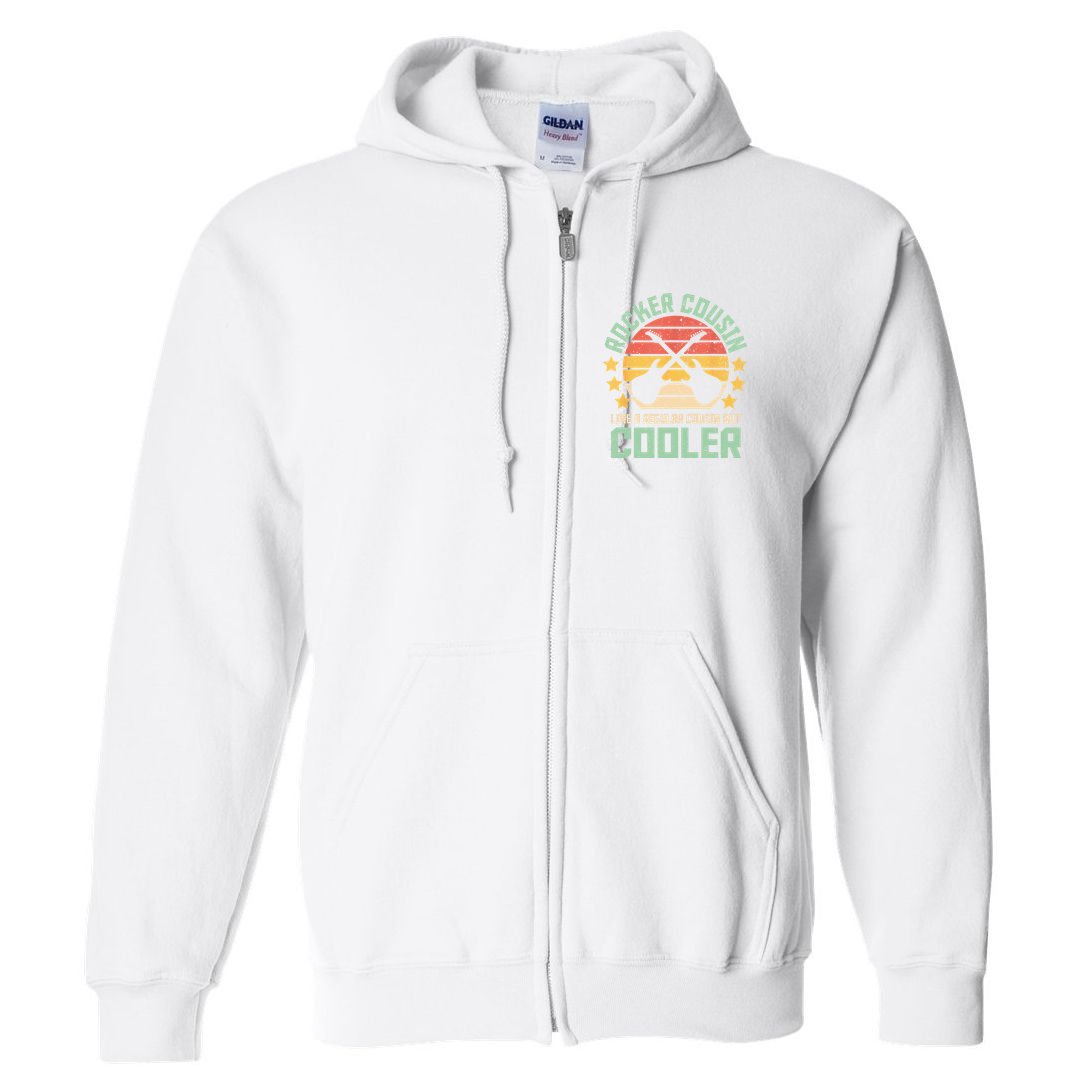 Rocker Cousin Like A Regular Cousin But Cooler Full Zip Hoodie