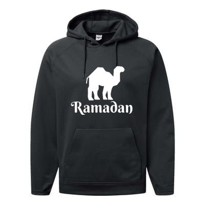 Ramadan Camel Muslim Gift Ramadan Mubarak Performance Fleece Hoodie