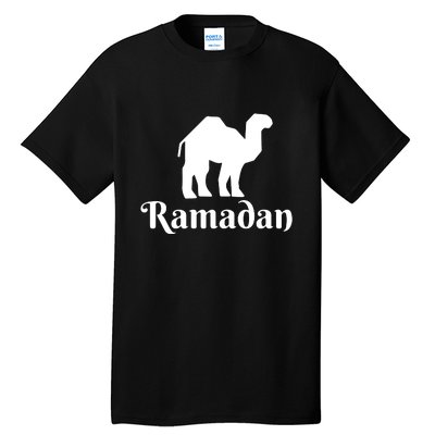 Ramadan Camel Muslim Gift Ramadan Mubarak Tall T-Shirt