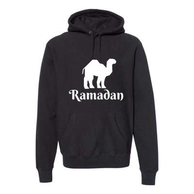 Ramadan Camel Muslim Gift Ramadan Mubarak Premium Hoodie