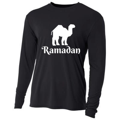 Ramadan Camel Muslim Gift Ramadan Mubarak Cooling Performance Long Sleeve Crew