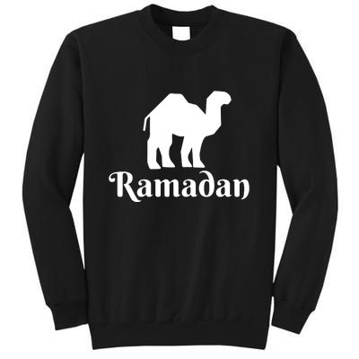 Ramadan Camel Muslim Gift Ramadan Mubarak Tall Sweatshirt