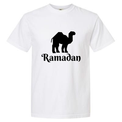 Ramadan Camel Muslim Gift Ramadan Mubarak Garment-Dyed Heavyweight T-Shirt