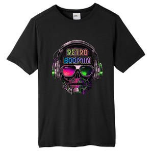 Retro Cool Music Skull Design Apparel Tall Fusion ChromaSoft Performance T-Shirt