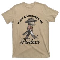 Rage Consumes Me Partner Funny Western Cowboy Cat T-Shirt