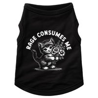 Rage Consumes Me Cat Funny Hilarious Kitten Meme Doggie Tank