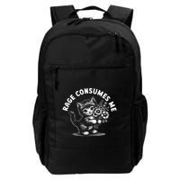 Rage Consumes Me Cat Funny Hilarious Kitten Meme Backpack