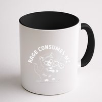 Rage Consumes Me Cat Funny Hilarious Kitten Meme Mug