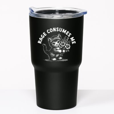 Rage Consumes Me Cat Funny Hilarious Kitten Meme Tumbler