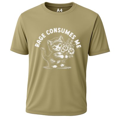 Rage Consumes Me Cat Funny Hilarious Kitten Meme Performance Shirt