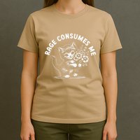 Rage Consumes Me Cat Funny Hilarious Kitten Meme T-Shirt