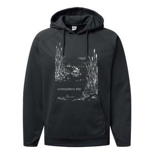 Rage Consumes Me Performance Fleece Hoodie